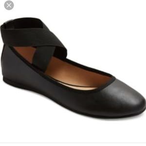 Mossimo Jane Elastic Ankle Wrap Ballet Flats 9M